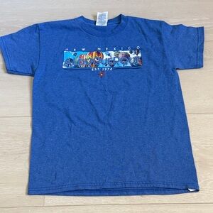 3/$10 New Mexico Albuquerque Kids Tee in Blue